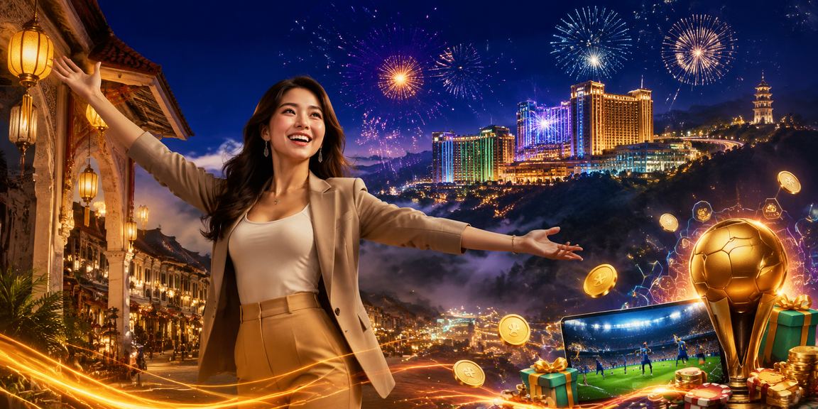 Suasana Hari Raya di Genting Highlands dengan tawaran bonus pertaruhan istimewa mtown88